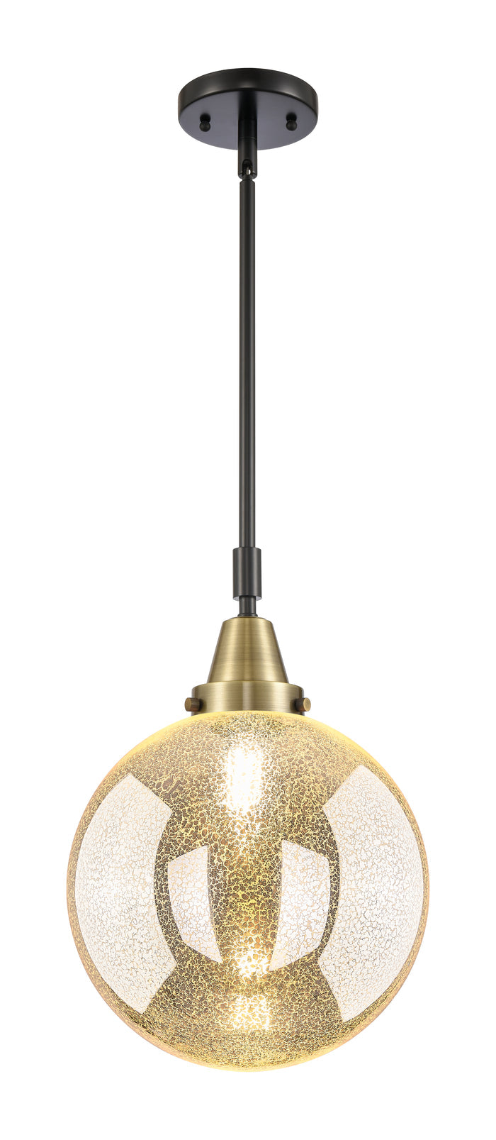 Caden Mini Pendant Antique Brass Glass
