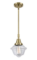 Caden Mini Pendant Antique Brass Glass