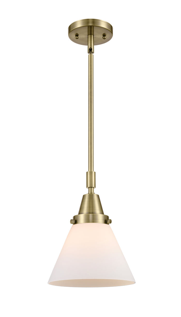 Caden Mini Pendant Antique Brass Glass
