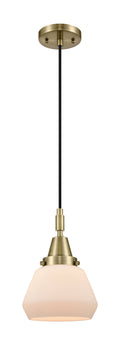 Caden Mini Pendant Antique Brass Glass