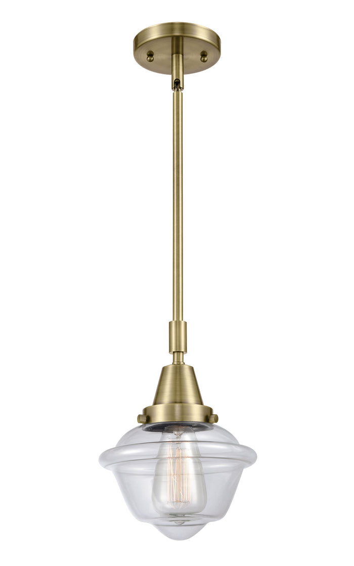 Caden Mini Pendant Antique Brass Glass