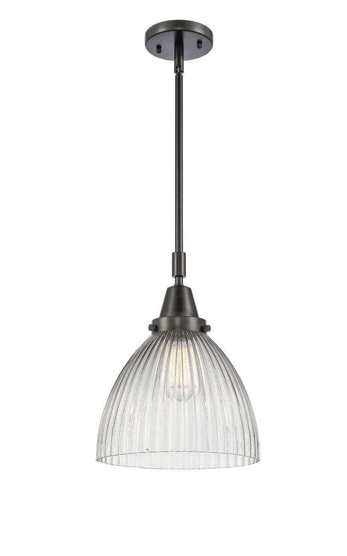 Caden Mini Pendant Antique Brass Glass