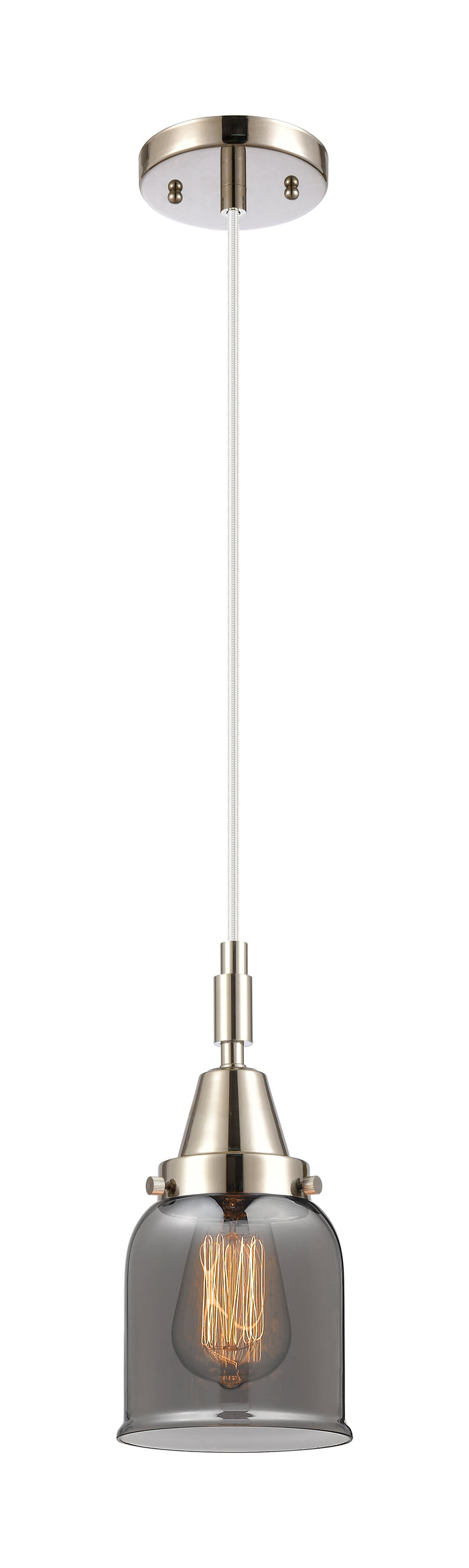 Polished Nickel / Light Smoke