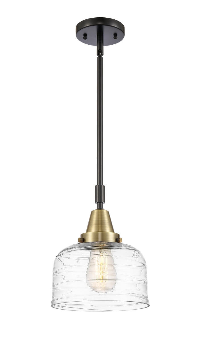 Caden Mini Pendant Antique Brass Glass