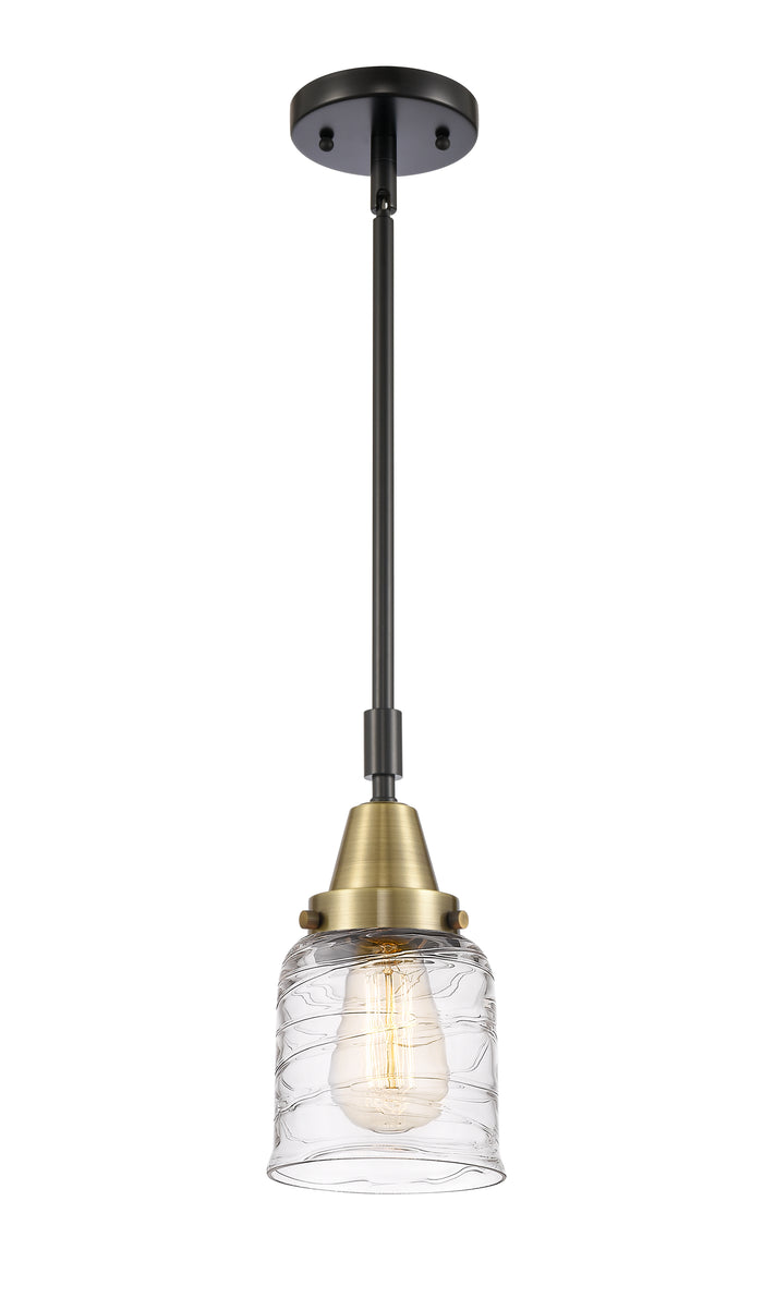 Caden Mini Pendant Antique Brass Glass