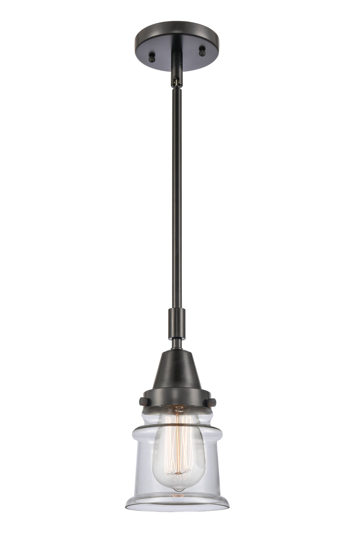 Caden Mini Pendant Antique Brass Glass