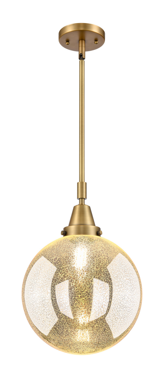 Caden Mini Pendant Antique Brass Glass