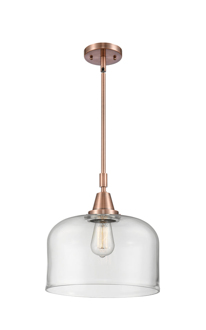 Caden Mini Pendant Antique Brass Glass