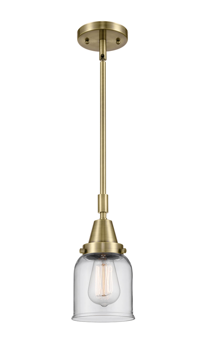 Caden Mini Pendant Antique Brass Glass
