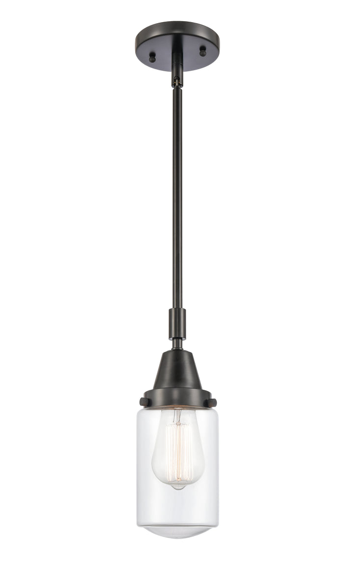 Caden Mini Pendant Antique Brass Glass