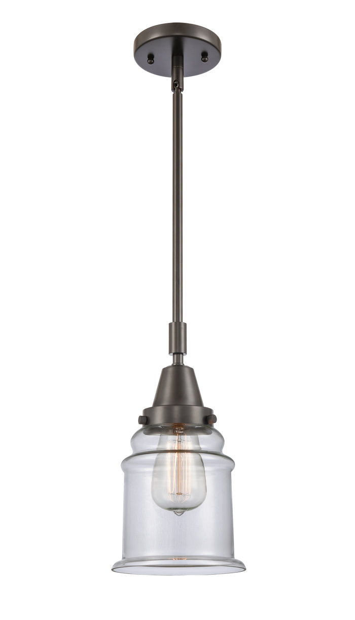 Caden Mini Pendant Antique Brass Glass