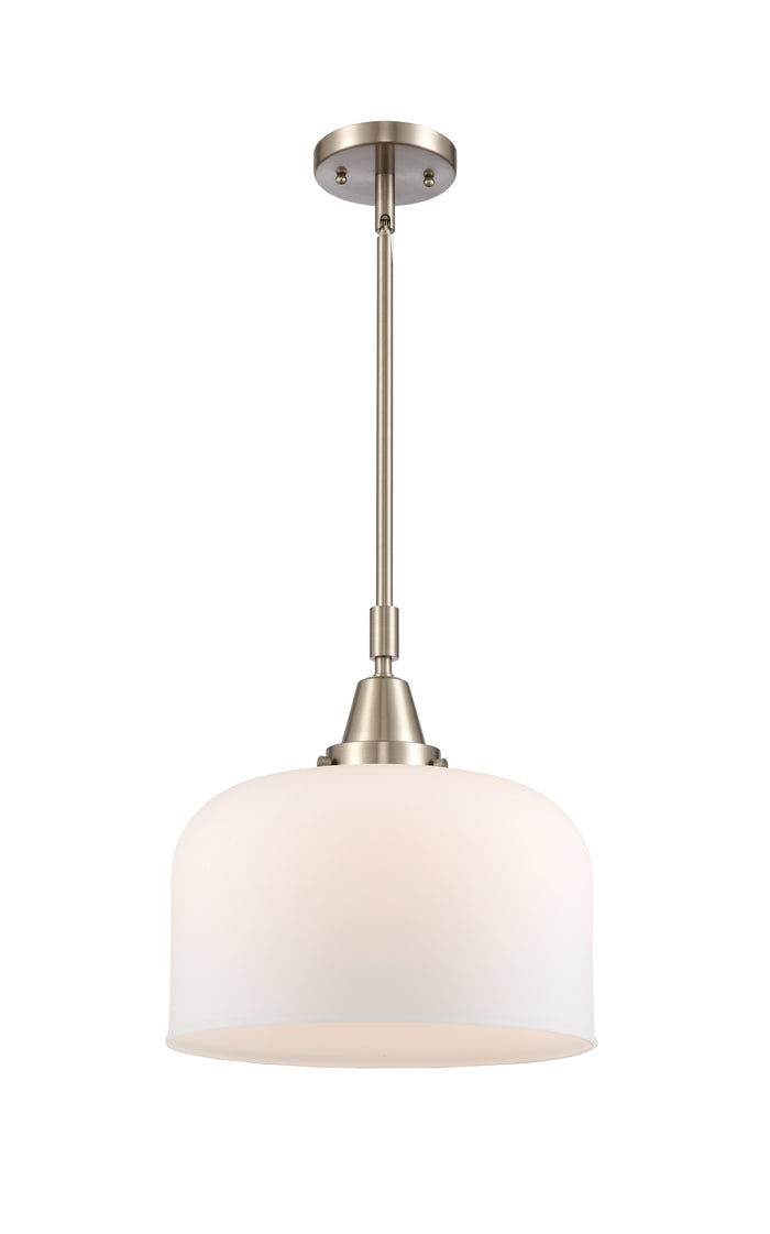 Brushed Satin Nickel / Matte White