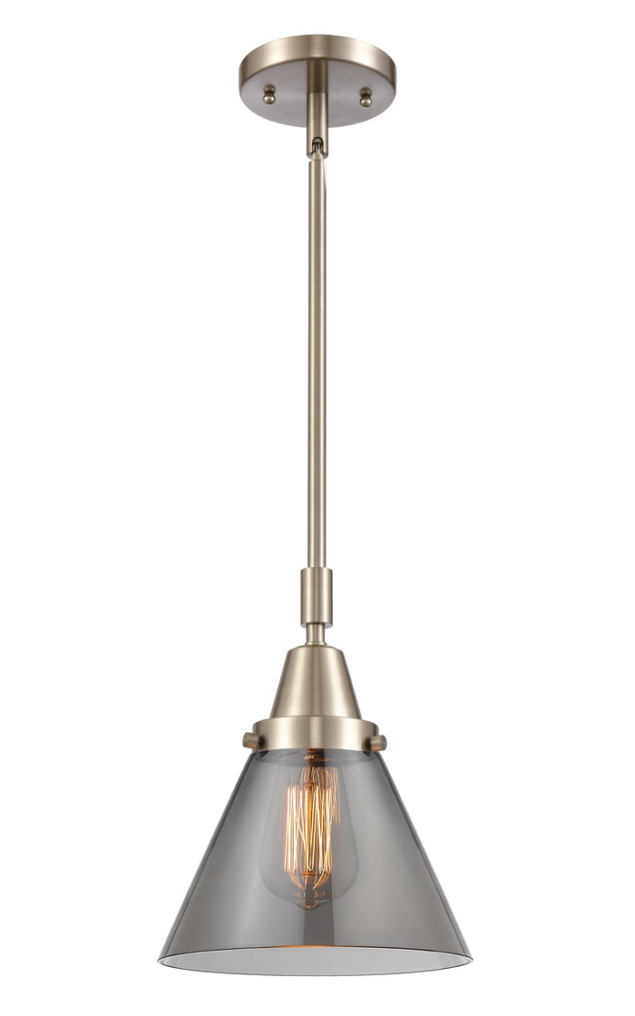 Brushed Satin Nickel / Light Smoke