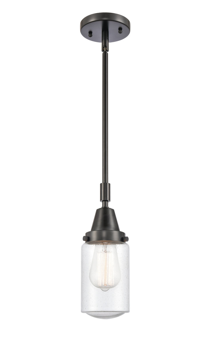 Caden Mini Pendant Antique Brass Glass