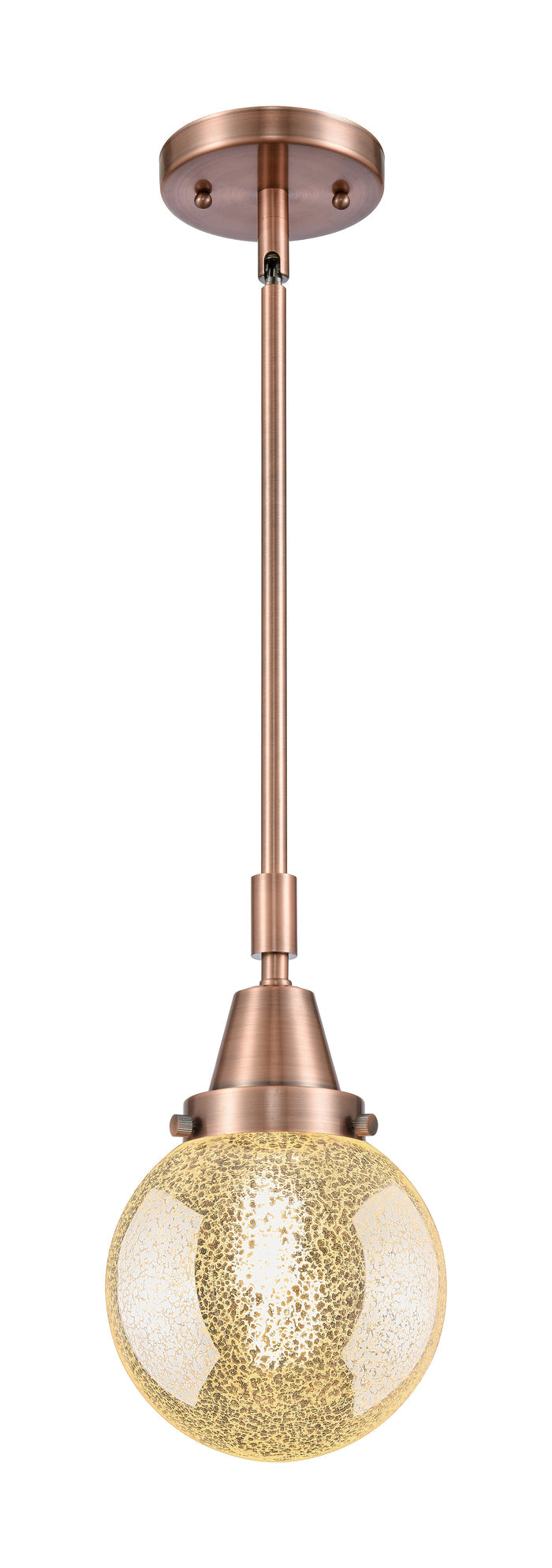 Caden Mini Pendant Antique Brass Glass