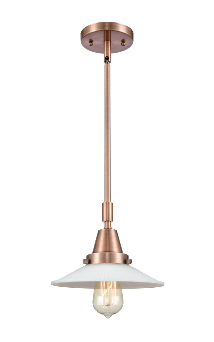 Caden Mini Pendant Antique Brass Glass