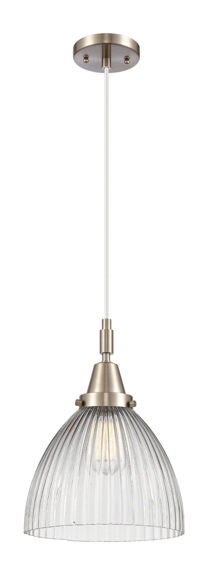 Caden Mini Pendant Antique Brass Glass