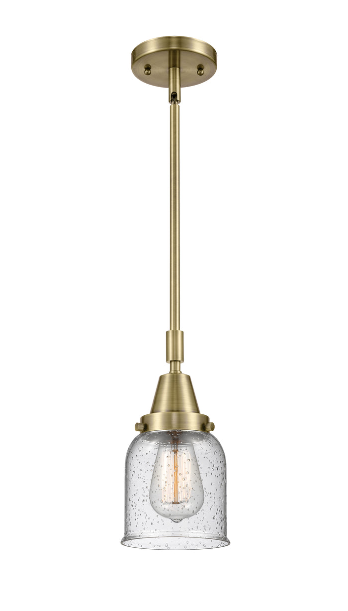 Caden Mini Pendant Antique Brass Glass