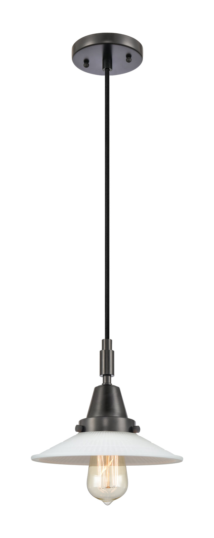 Caden Mini Pendant Antique Brass Glass