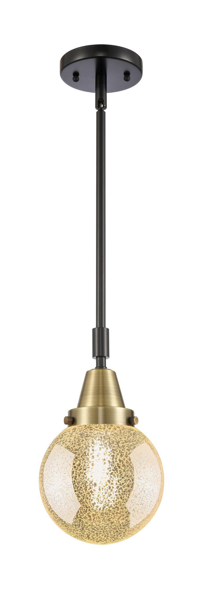 Caden Mini Pendant Antique Brass Glass