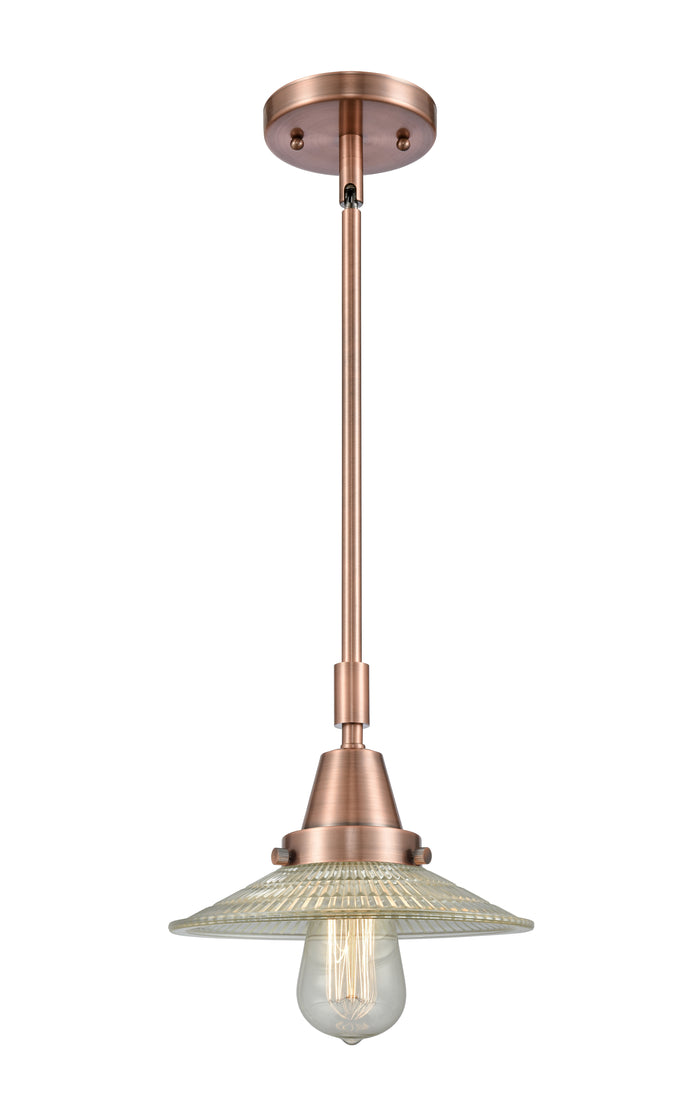 Caden Mini Pendant Antique Brass Glass