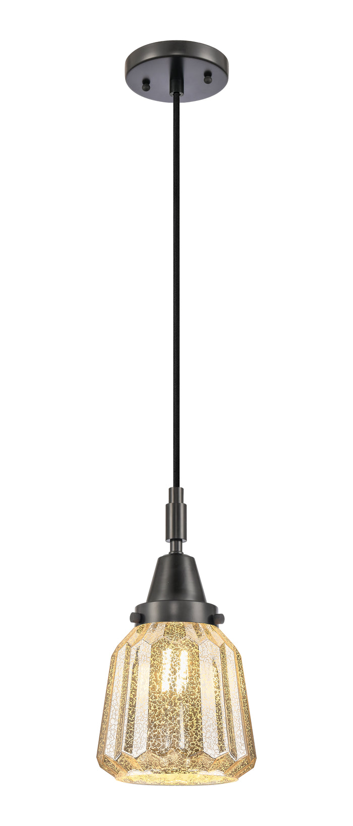 Caden Mini Pendant Antique Brass Glass