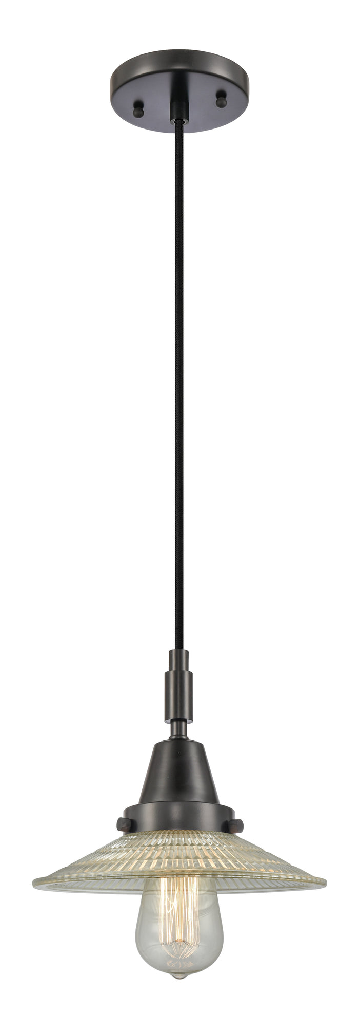 Caden Mini Pendant Antique Brass Glass