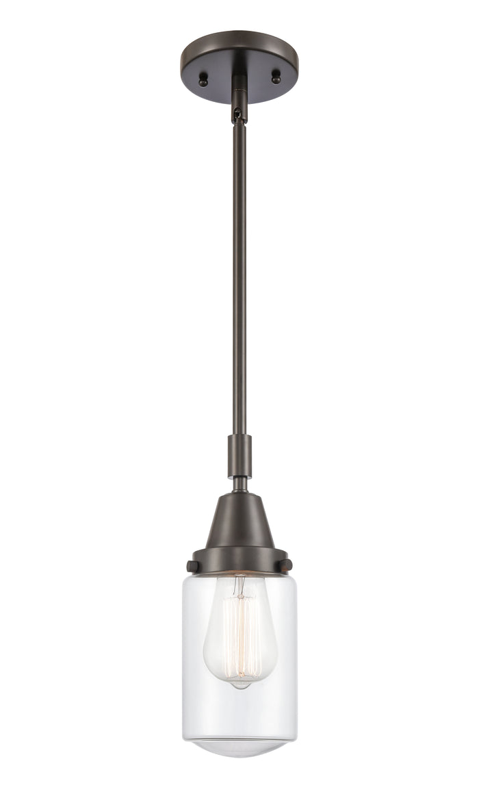 Caden Mini Pendant Antique Brass Glass