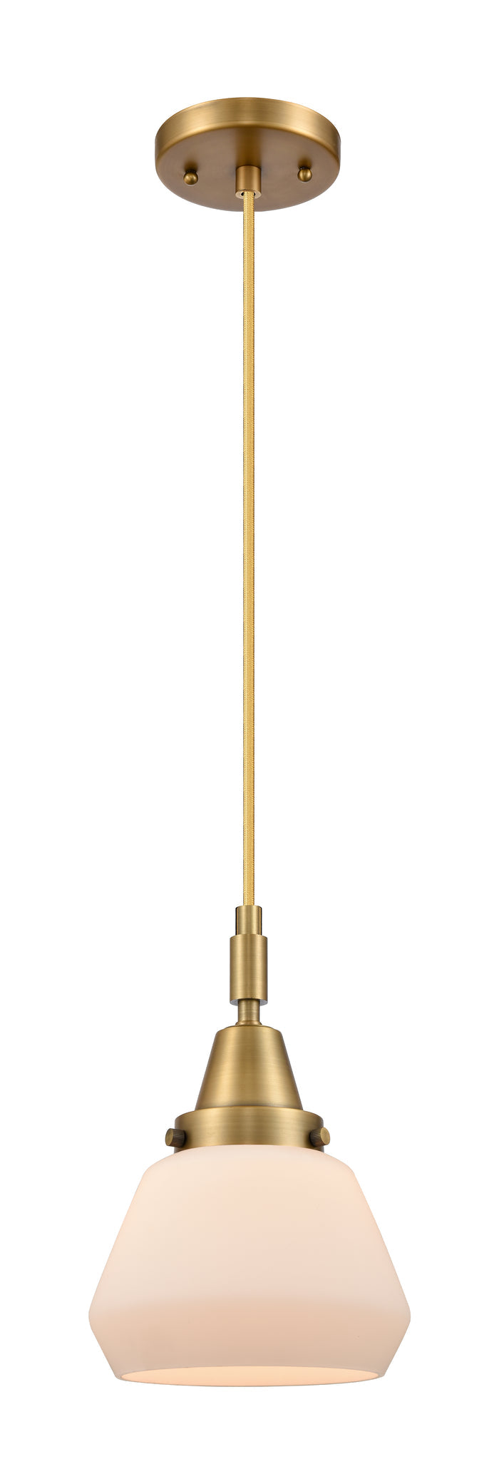Caden Mini Pendant Antique Brass Glass