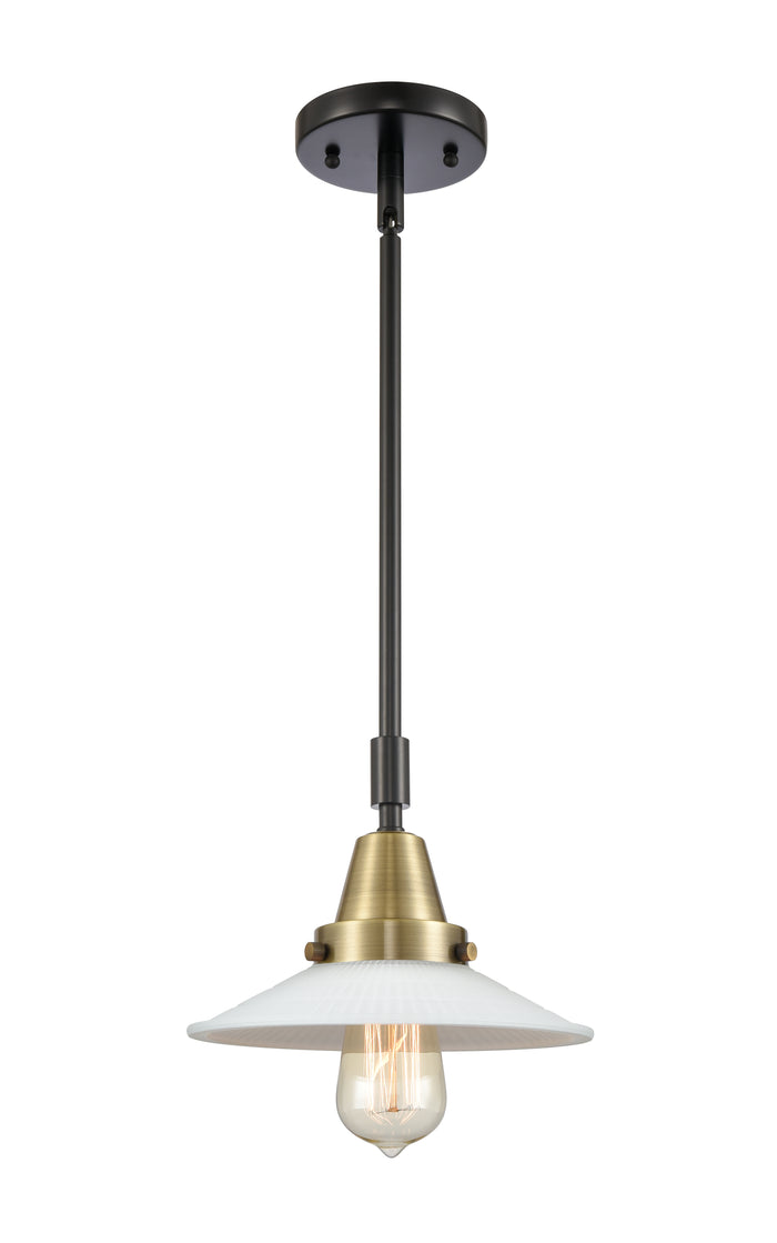 Caden Mini Pendant Antique Brass Glass
