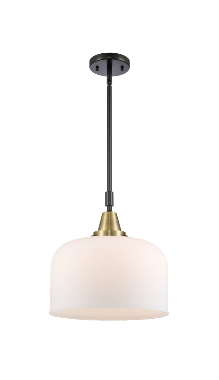 Caden Mini Pendant Antique Brass Glass