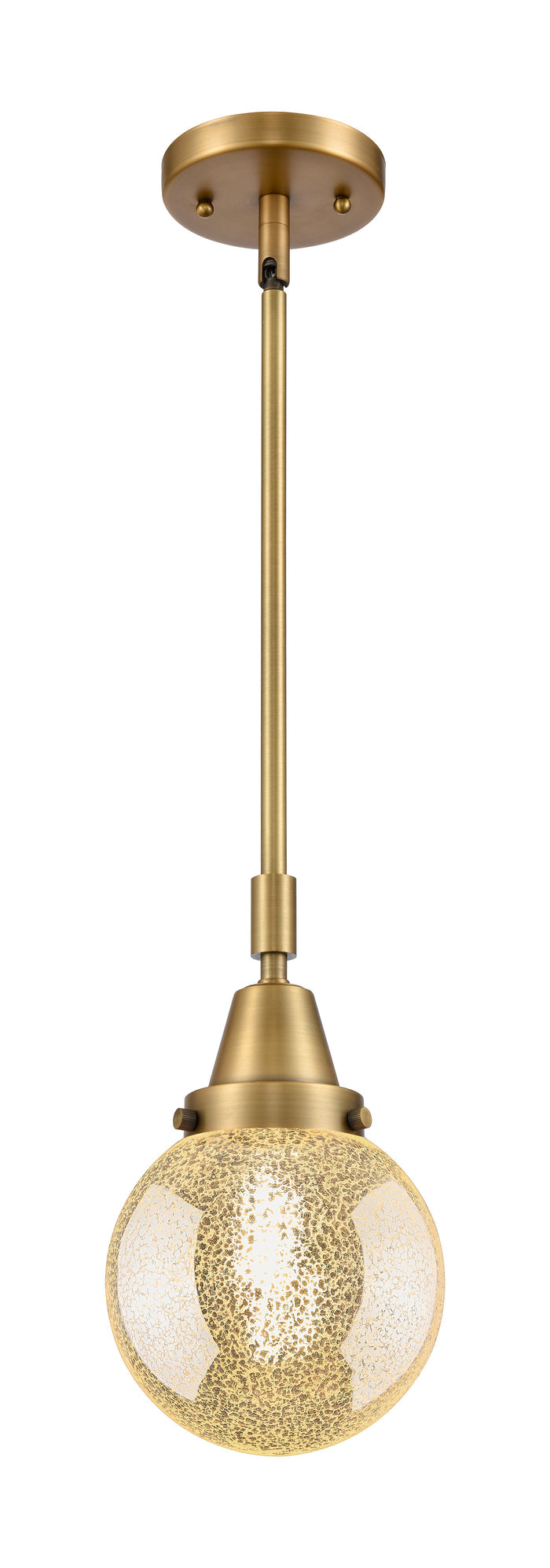 Caden Mini Pendant Antique Brass Glass