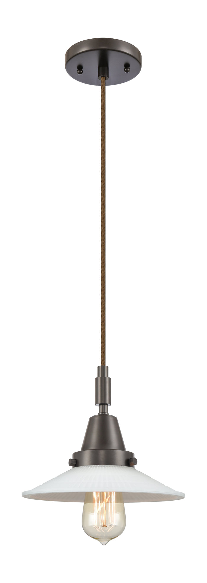 Caden Mini Pendant Antique Brass Glass