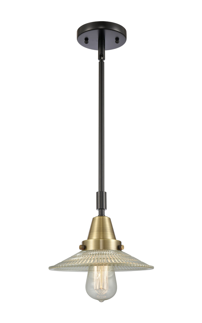 Caden Mini Pendant Antique Brass Glass