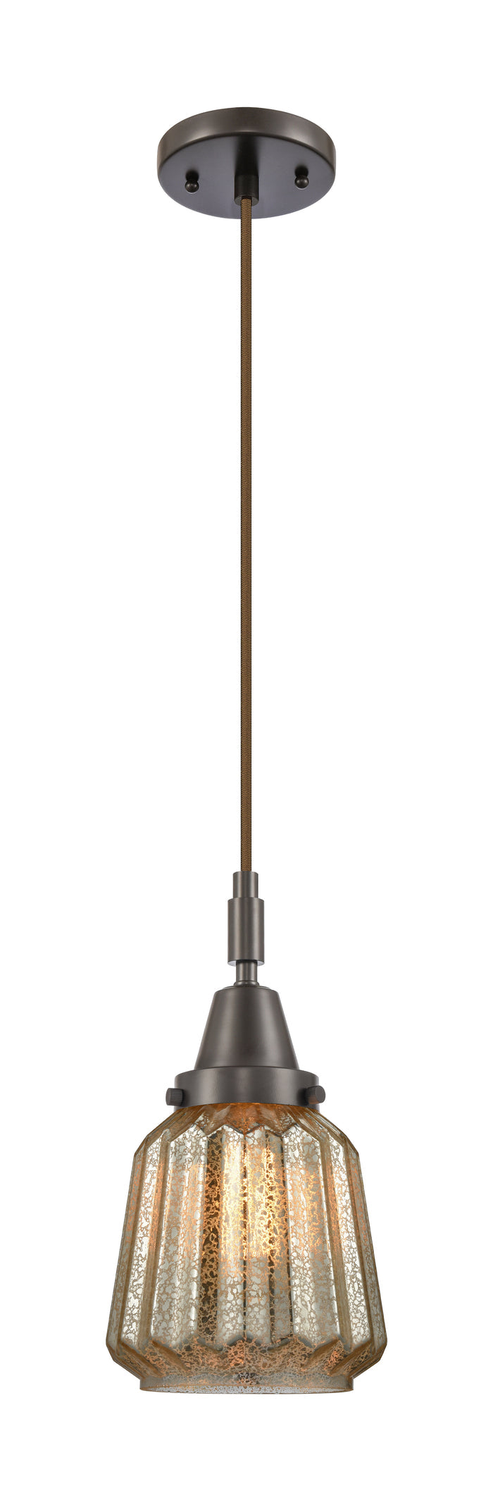Caden Mini Pendant Antique Brass Glass