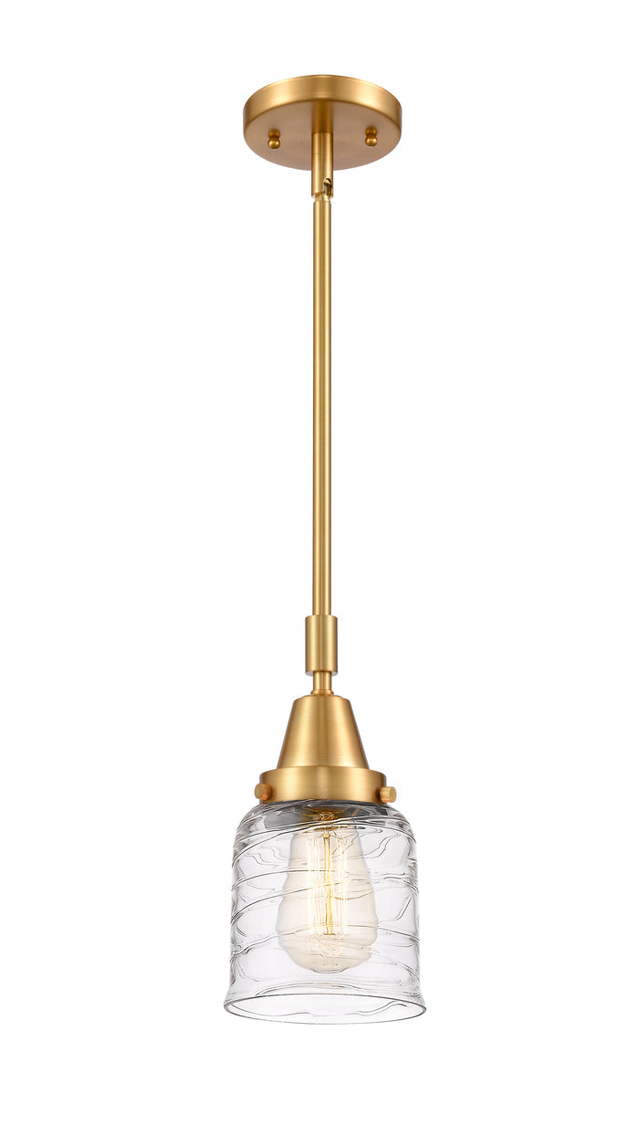 Caden Mini Pendant Antique Brass Glass