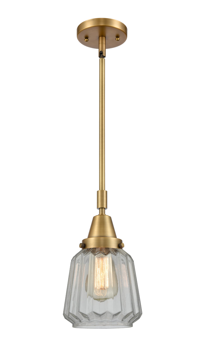 Caden Mini Pendant Antique Brass Glass