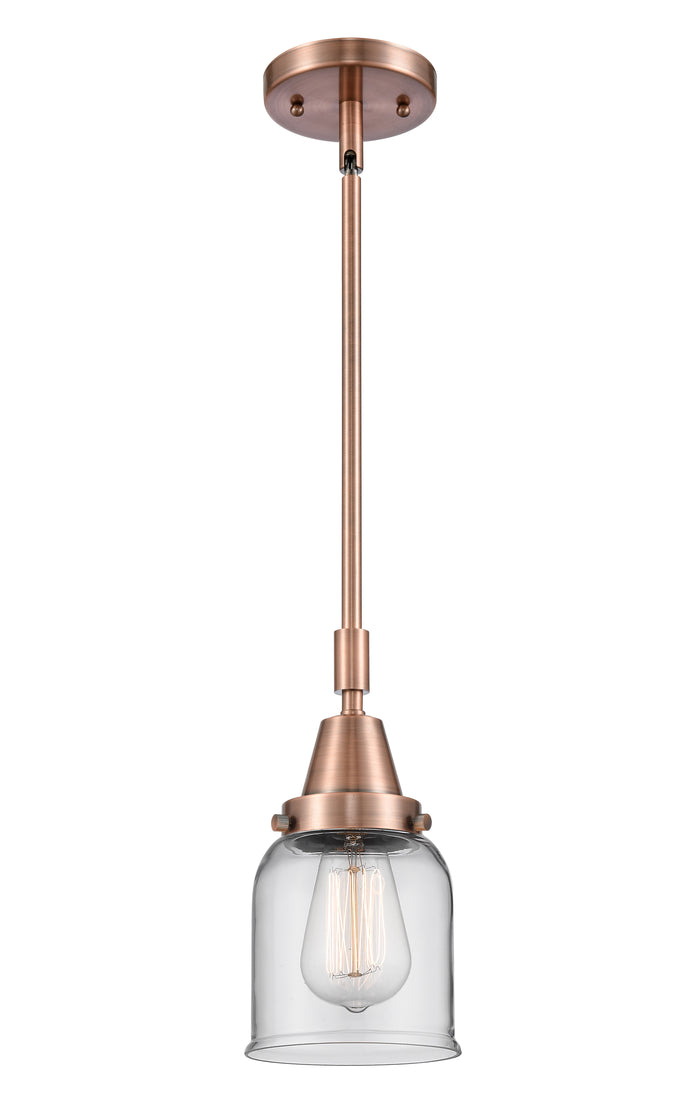 Caden Mini Pendant Antique Brass Glass