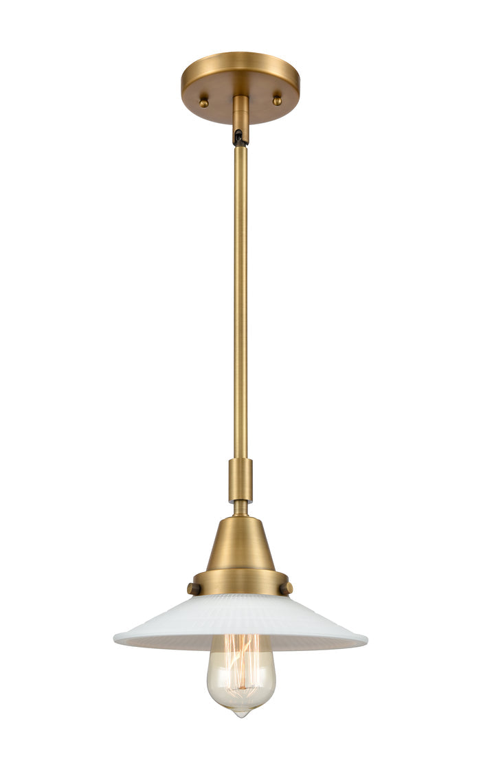 Caden Mini Pendant Antique Brass Glass