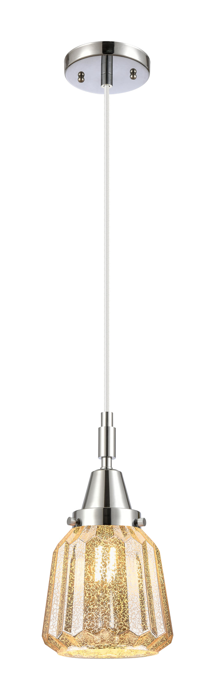 Caden Mini Pendant Antique Brass Glass