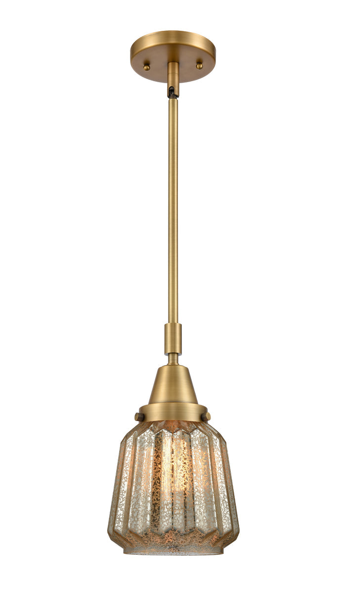 Caden Mini Pendant Antique Brass Glass