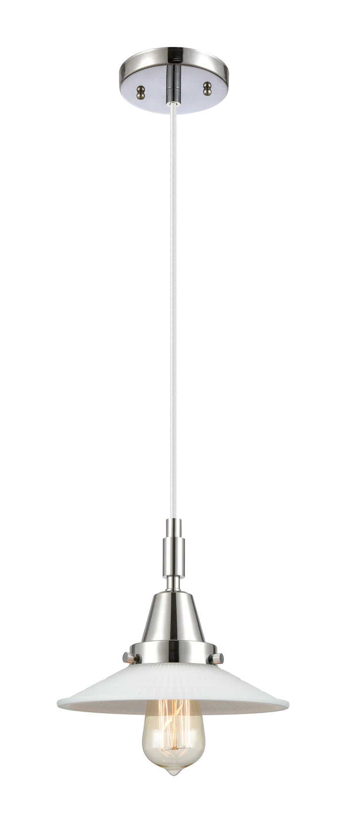 Caden Mini Pendant Antique Brass Glass