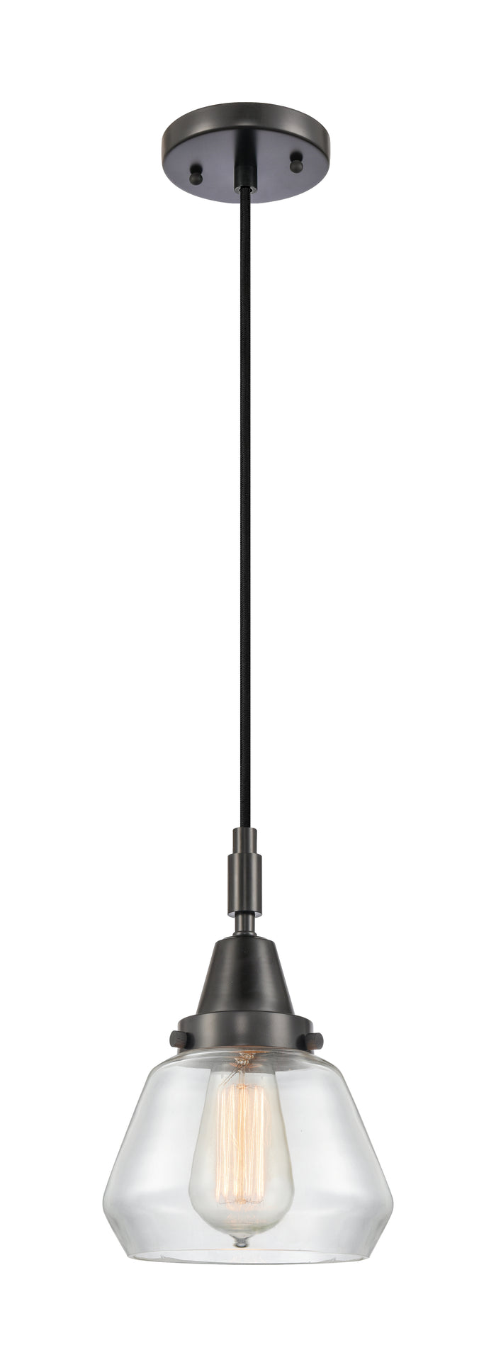 Caden Mini Pendant Antique Brass Glass