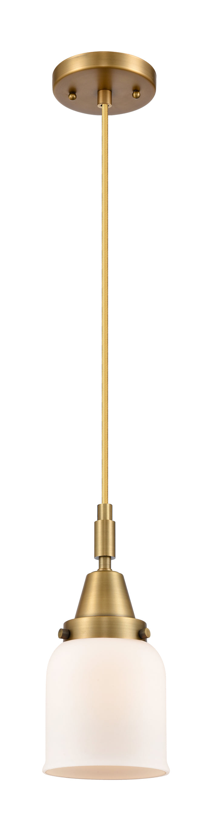 Brushed Brass / Matte White