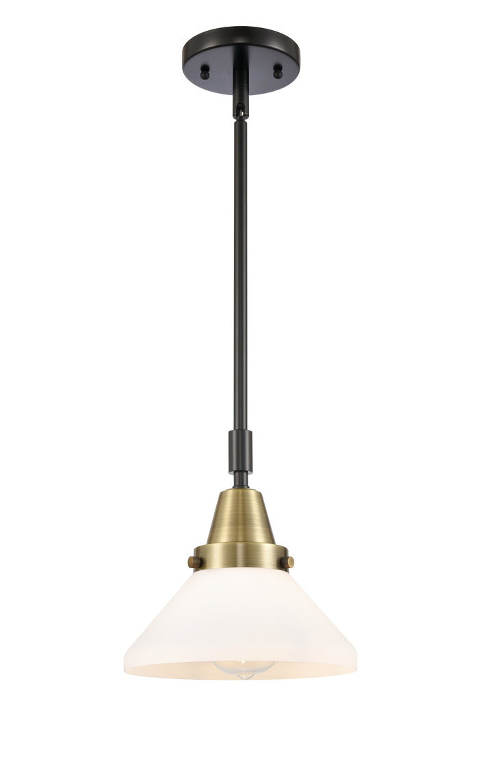 Caden Mini Pendant Antique Brass Steel 8 Inch