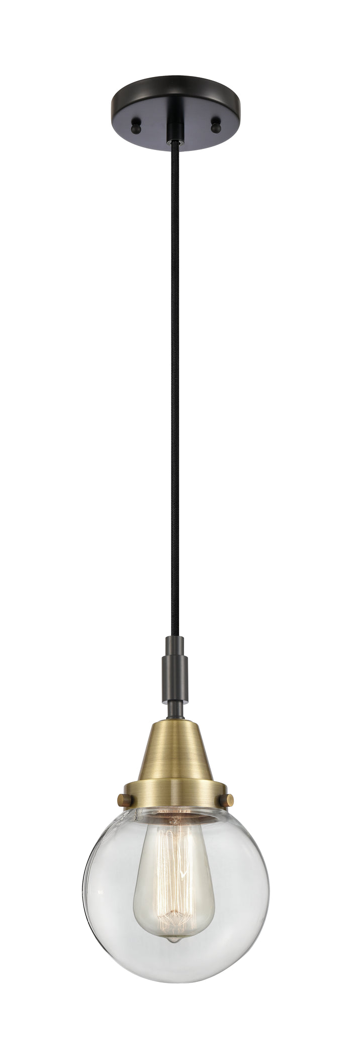 Black Antique Brass / Clear