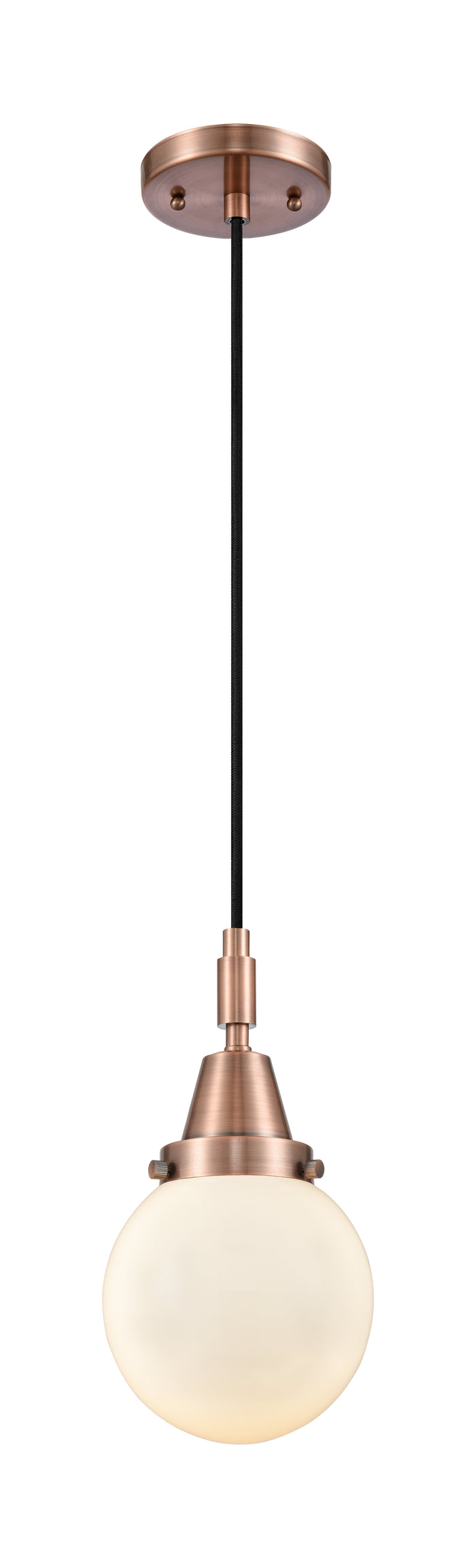 Caden Mini Pendant Brass Glass 6 Inch