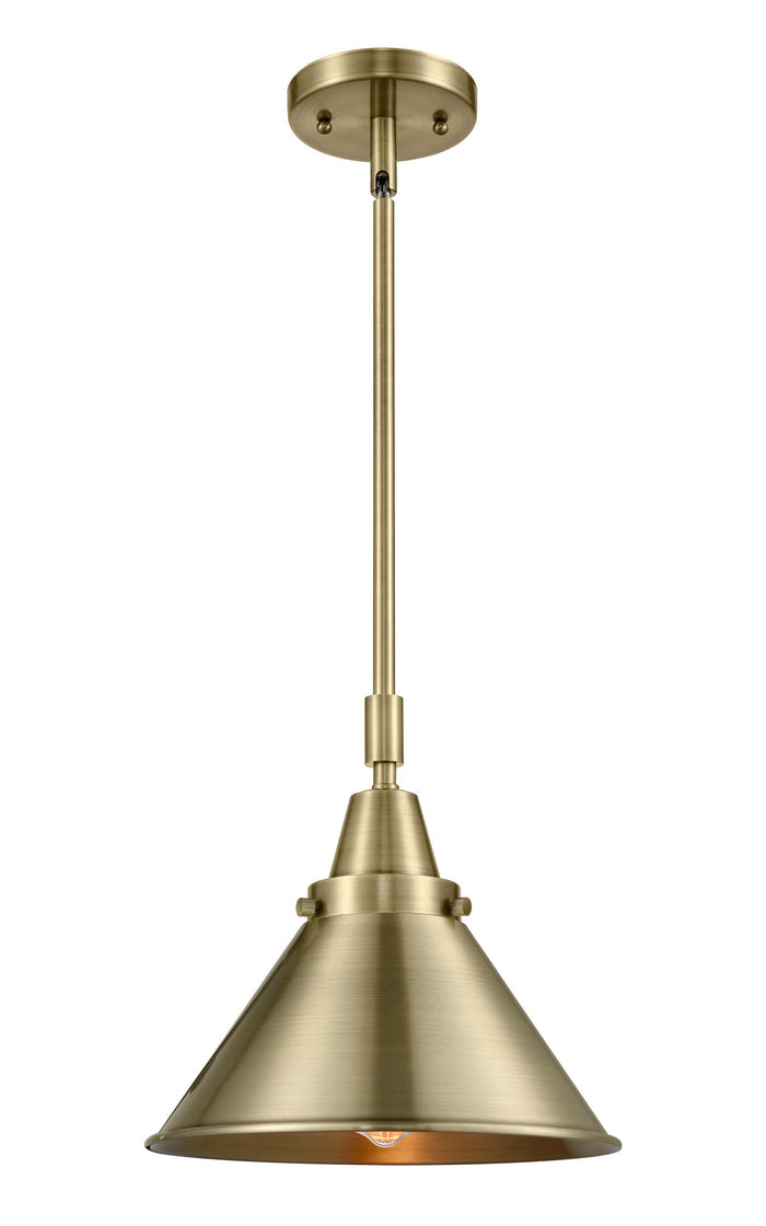 Caden Mini Pendant Steel Antique Brass