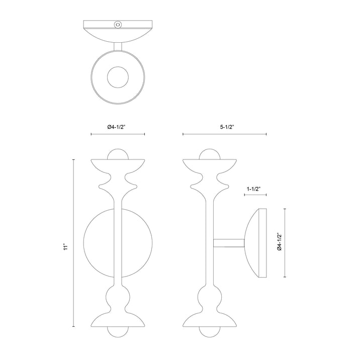 Cadence 11-in 2 Lights Steel Vanity Light