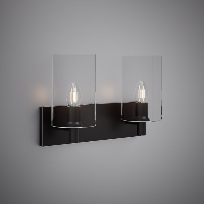 2 Lights Camila 2-light vanity light  Matte Black  Dimmable 80W